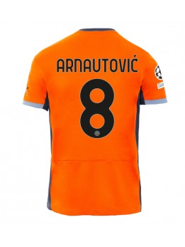 Inter Milan Marko Arnautovic #8 Ausweichtrikot 2023-24 Kurzarm